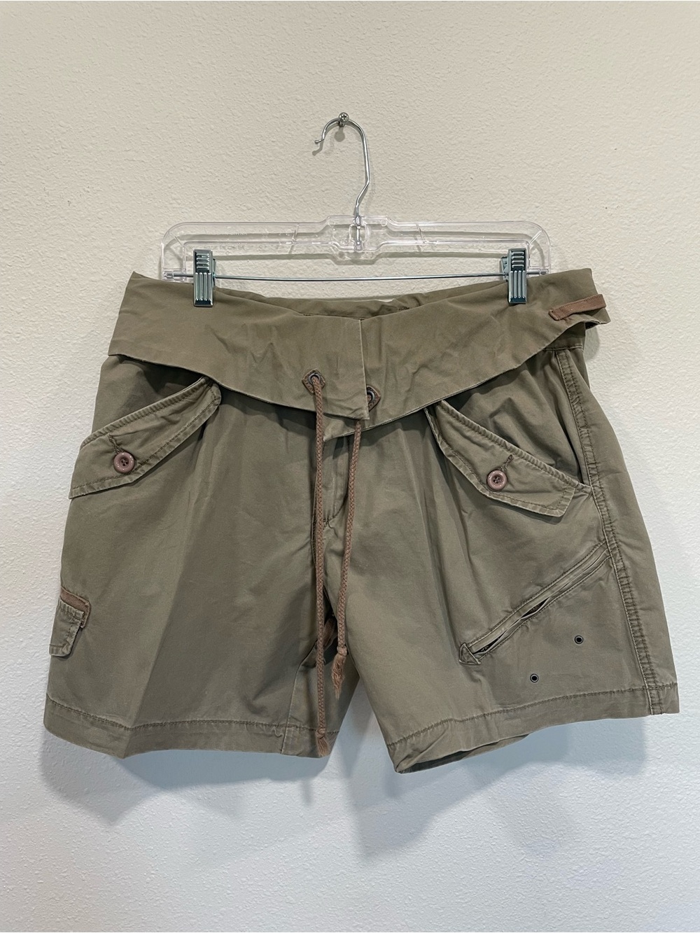 Blank NYC Olive Utility Cargo Shorts